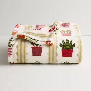The big one Potted Plants Super Soft Oversized Plush Throw Blanket New